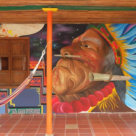 Hotel Ayahuasca Casa Artistica Jardín Exterior foto