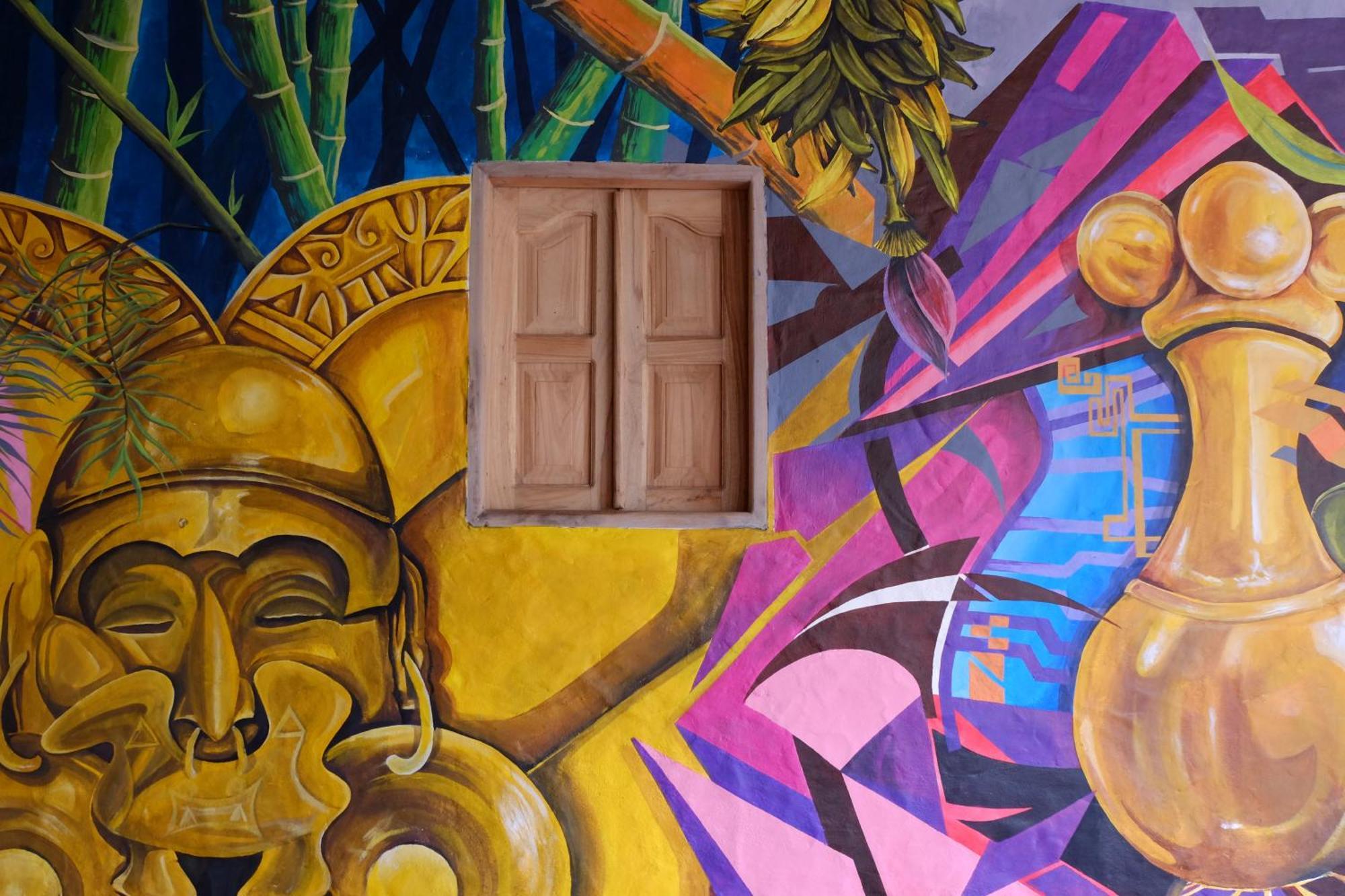 Hotel Ayahuasca Casa Artistica Jardín Exterior foto